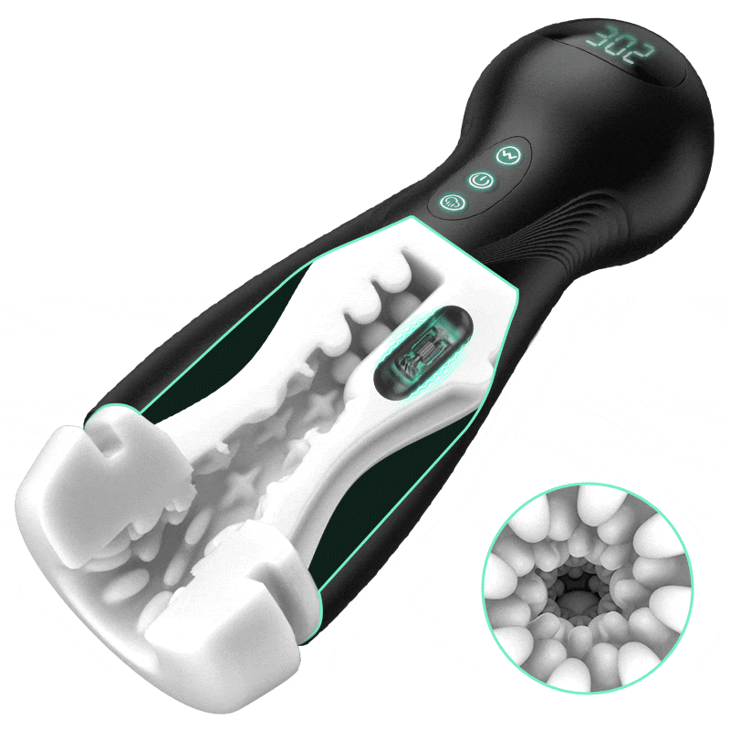 Acmejoy - SolaceX Intensive Absaugung & Vibration Vergnügen männlichen Stroker Masturbator