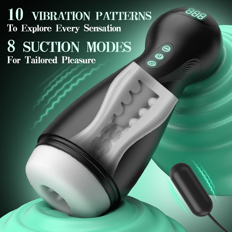 Acmejoy - SolaceX Intensive Absaugung & Vibration Vergnügen männlichen Stroker Masturbator