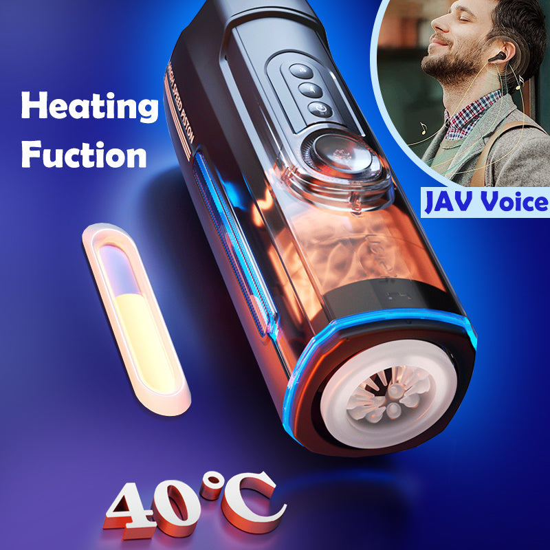 Acmejoy - Leten X9 IV Upgraded Piston Thrust Combination Heated Male Stroker mit kostenlosem Schmiermittel