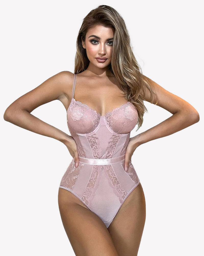 Snap Crotch One Piece Bügel-Bodysuits