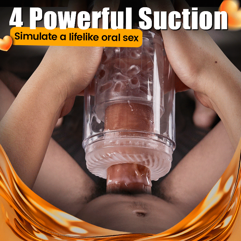 Aisia-4 Saugen 5 schiebend rotierend 3 in 1 Oral Sex Stroker