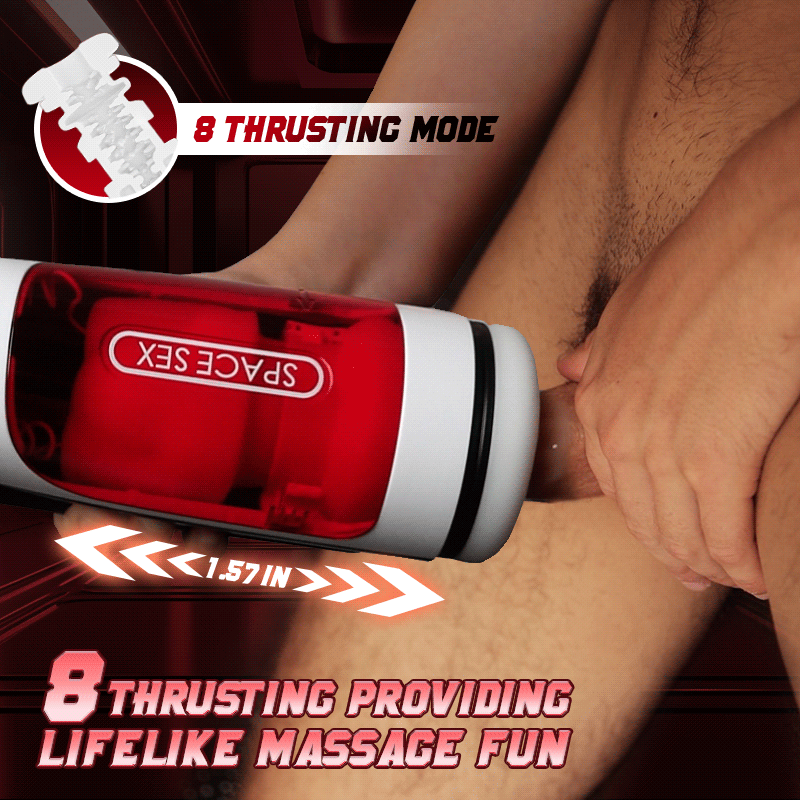 Mirabel - 320/Min. One-Click Burst 8 Thrusting 10 Vibrating Masturbation Cup