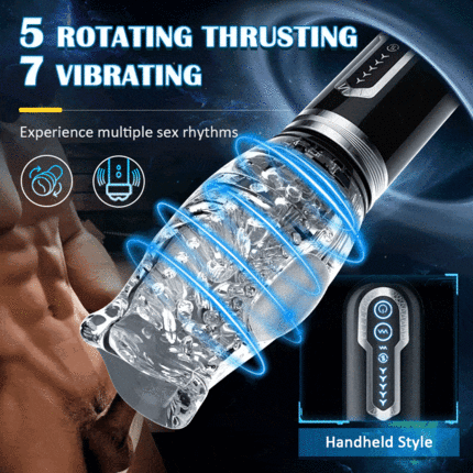 Rover - Teleskopische Rotation Masturbation Cup