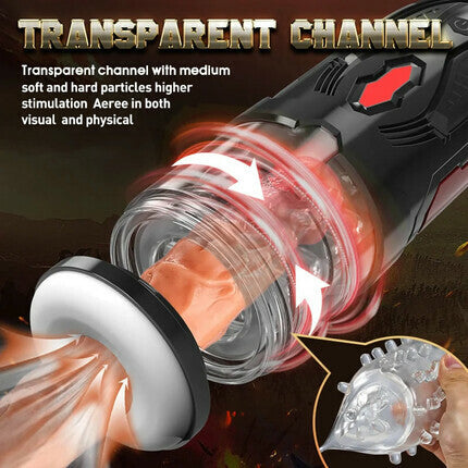 AcmeJoy - Schiebender rotierender Masturbationsbecher