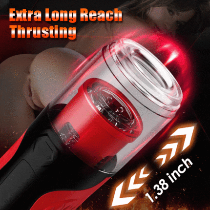 Hurricane - Schiebender rotierender Masturbator Cup