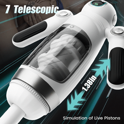 Sims - Teleskopischer 3D-Roboter-Masturbator