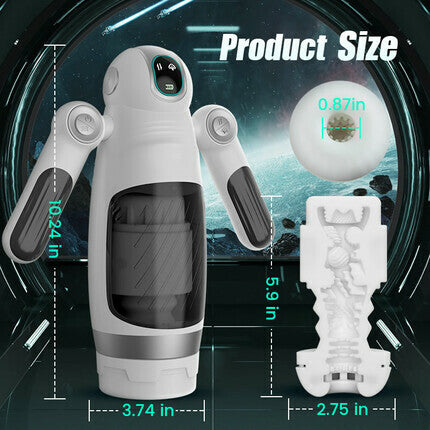 Sims - Teleskopischer 3D-Roboter-Masturbator