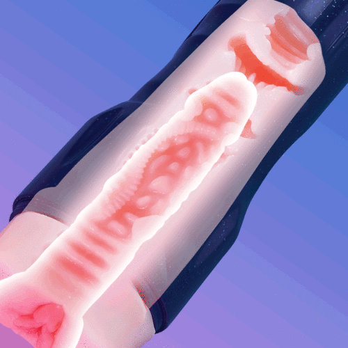 Acmejoy - Mitternachtsblau 7 Vibration männlichen Masturbator Sex-Spielzeug für Männer