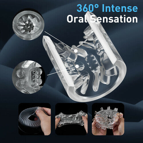 Acmejoy-Style Manual Thrusting & Squeezing Abnehmbarer multifunktionaler männlicher Stroker