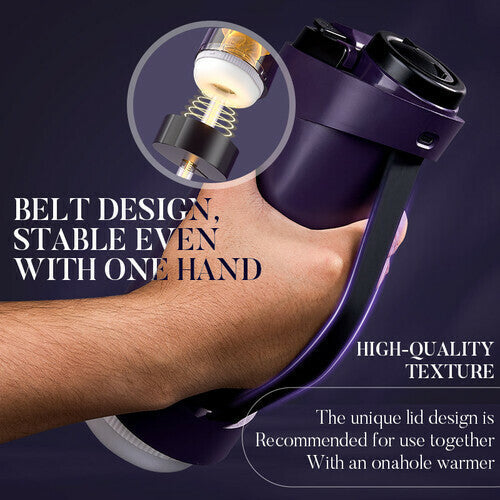 Acmejoy - Lila Fahrer 7 Schub stabilen Gürtel Design männlichen Stroker Masturbator Adult Toy