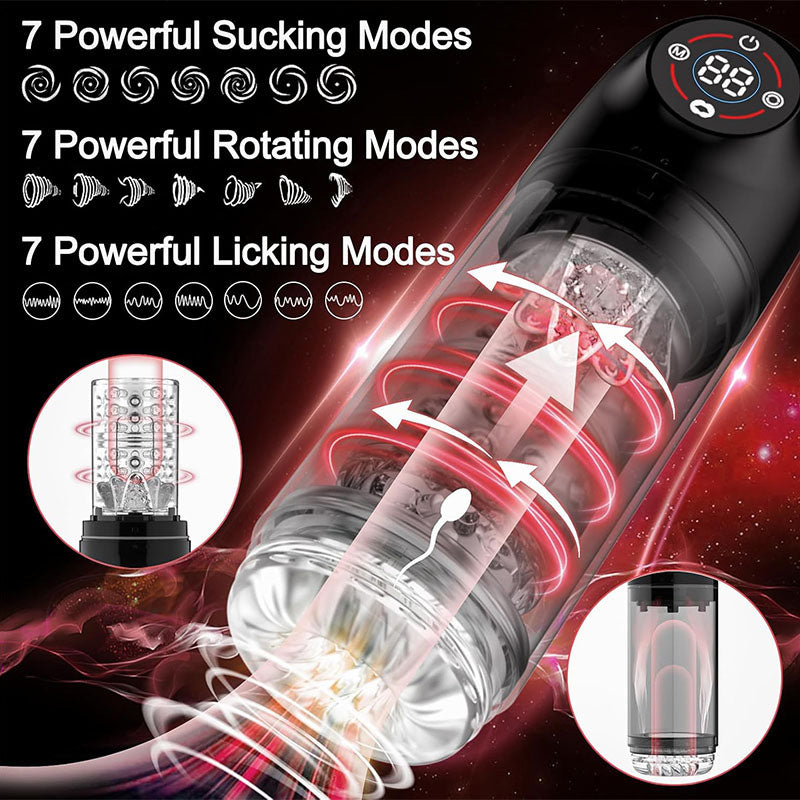 Acmejoy - Poseidon 7 Lutschen Rotieren Lecken Männlich Stroker Bad Masturbator