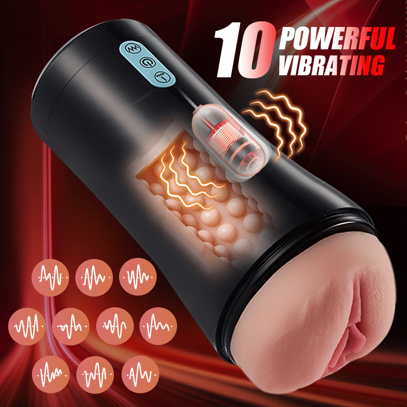 Acmejoy - James Classic 10 Zunge lecken 10 Vibrating Male Stroker