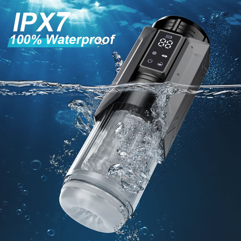 King -100% Wasserdicht 4 IN 1 Automatischer Masturbationsbecher für Männer