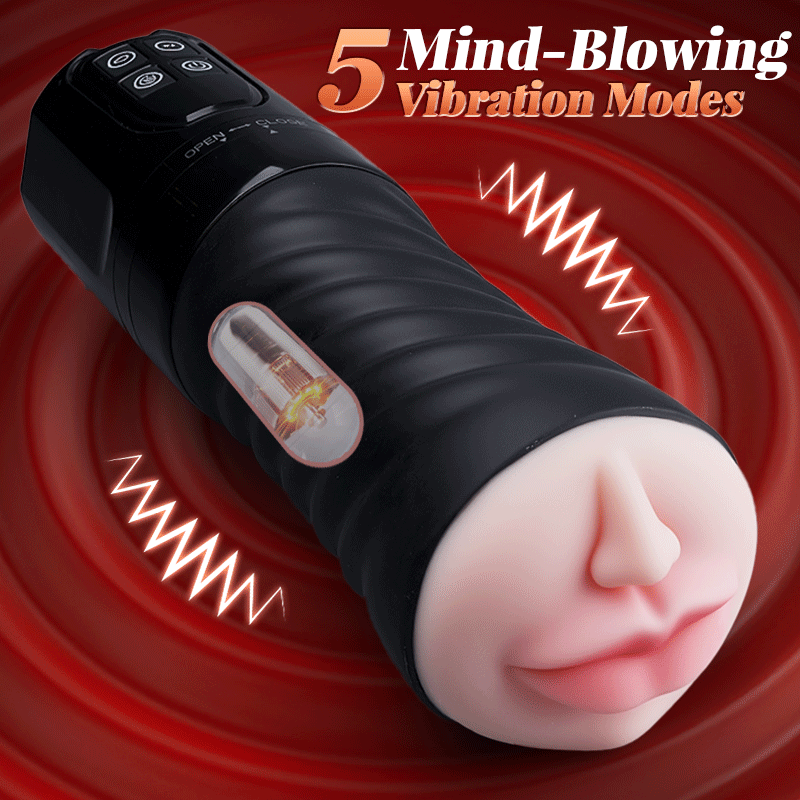 Acmejoy - Beta Blowjob Doppelte Härte Saugen Vibrating Masturbator Male Stroker