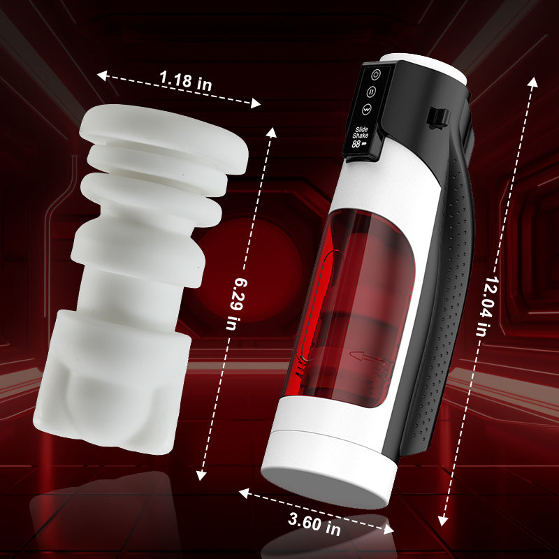 Mirabel - 320/Min. One-Click Burst 8 Thrusting 10 Vibrating Masturbation Cup