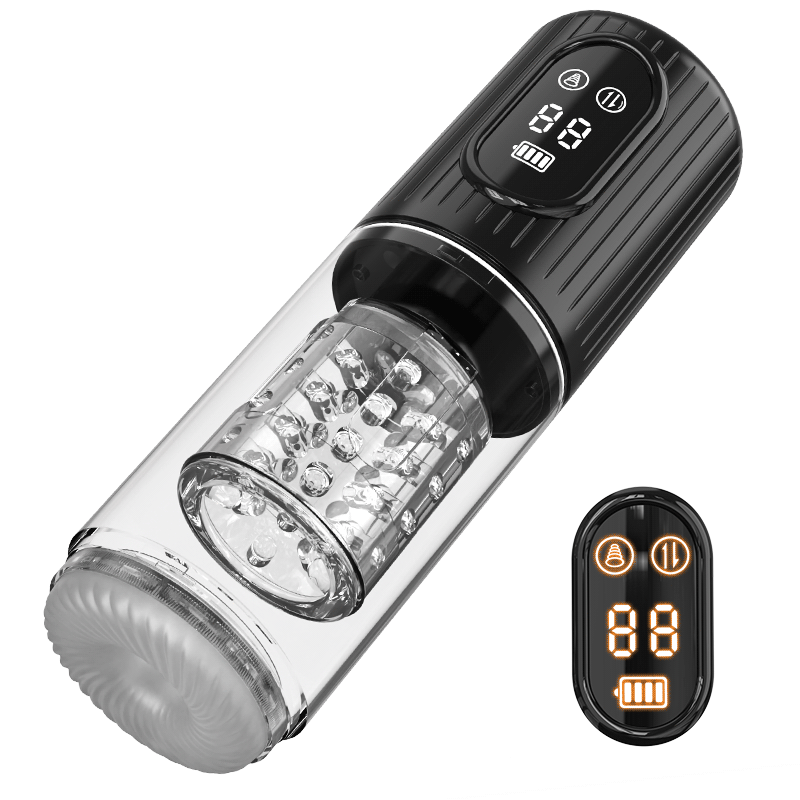 Aisia-4 Saugen 5 schiebend rotierend 3 in 1 Oral Sex Stroker