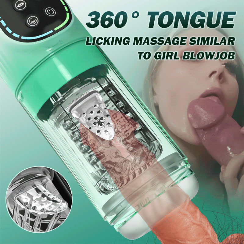 Heaven - 5 in 1 Funktion Automatischer Männlicher Masturbator & Saug Penis Pumpe