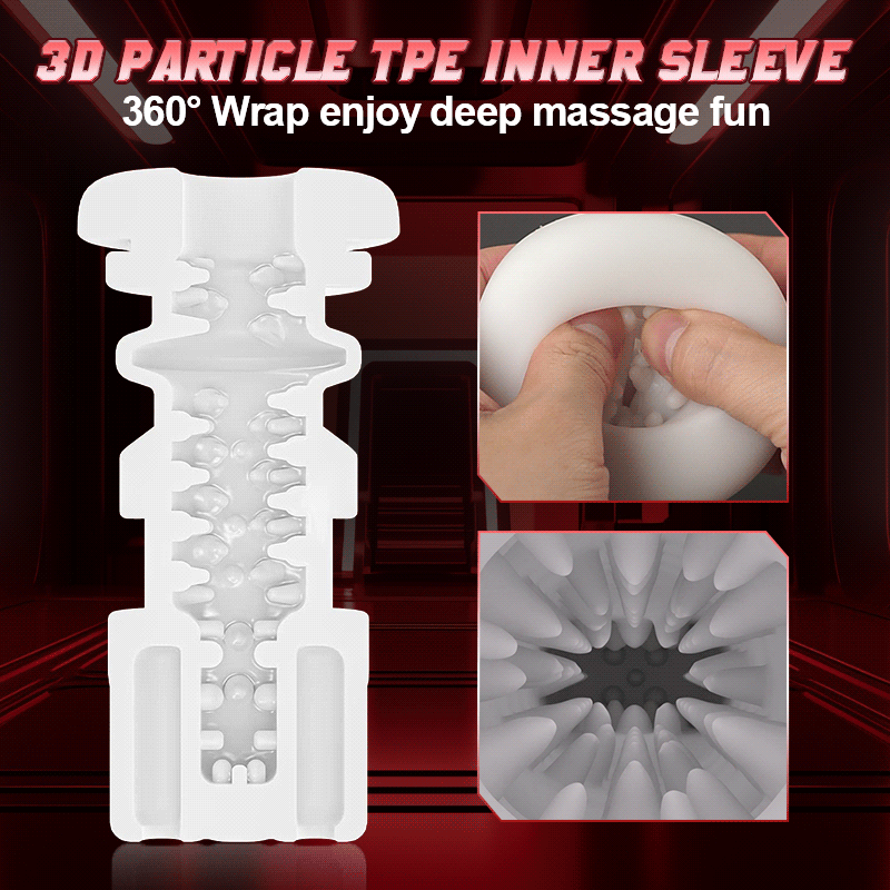 Mirabel - 320/Min. One-Click Burst 8 Thrusting 10 Vibrating Masturbation Cup