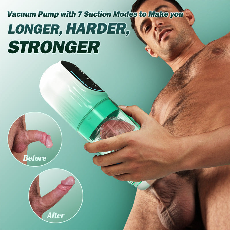 Heaven - 5 in 1 Funktion Automatischer Männlicher Masturbator & Saug Penis Pumpe