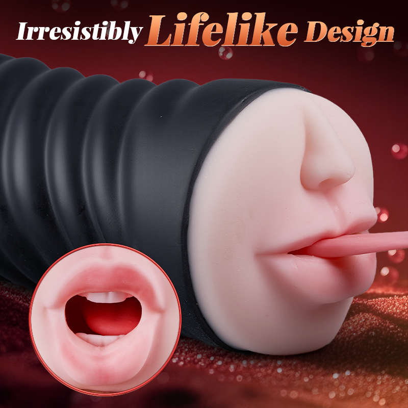 Acmejoy - Beta Blowjob Doppelte Härte Saugen Vibrating Masturbator Male Stroker
