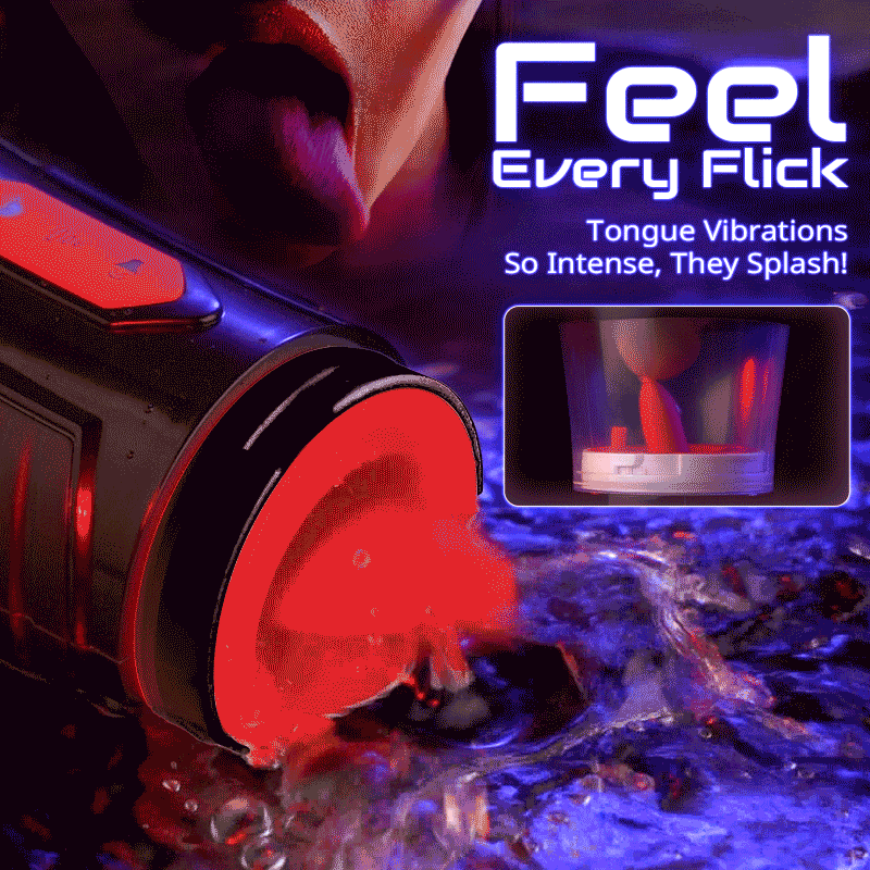 Acmejoy - 【Partner Play】LickMe Phone Holder 4 Sauger 7 Zungenleckende Stimme Funktion Männlicher Stroker Masturbator