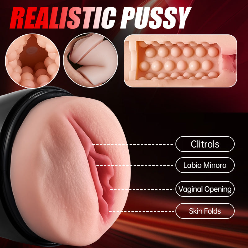 Acmejoy - James Classic 10 Zunge lecken 10 Vibrating Male Stroker
