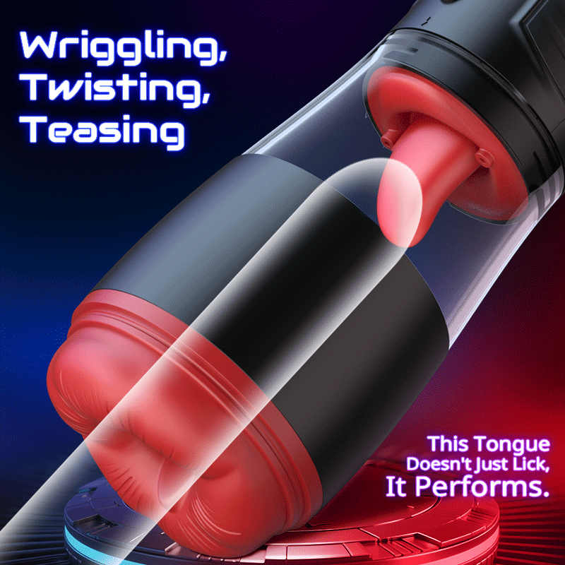 Acmejoy - 【Partner Play】LickMe Phone Holder 4 Sauger 7 Zungenleckende Stimme Funktion Männlicher Stroker Masturbator
