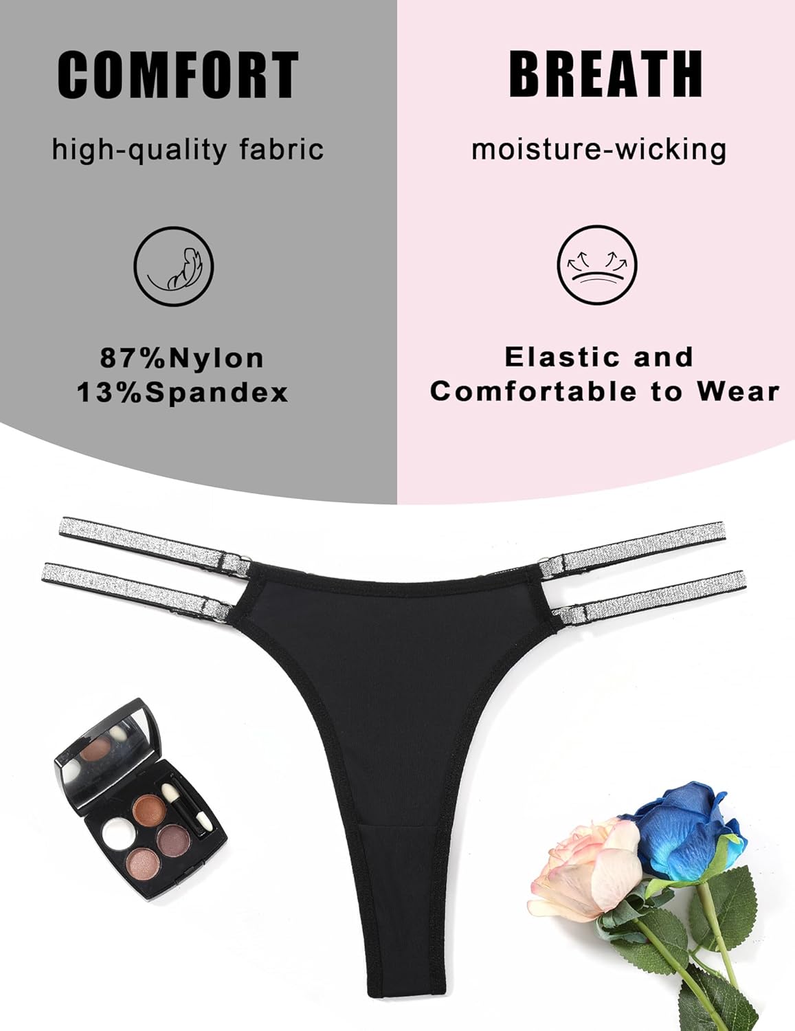 Brasilianisches Tanga-Höschen mit niedriger Taille