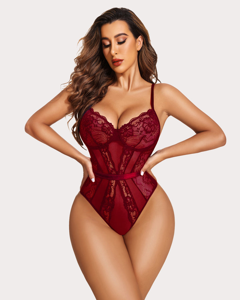 Snap Crotch One Piece Bügel-Bodysuits