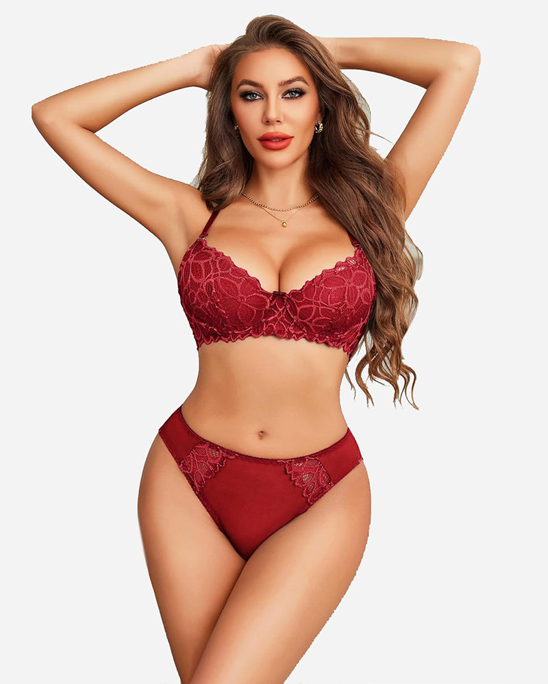 BH- und Panty-Sets aus Spitze Unterwäsche