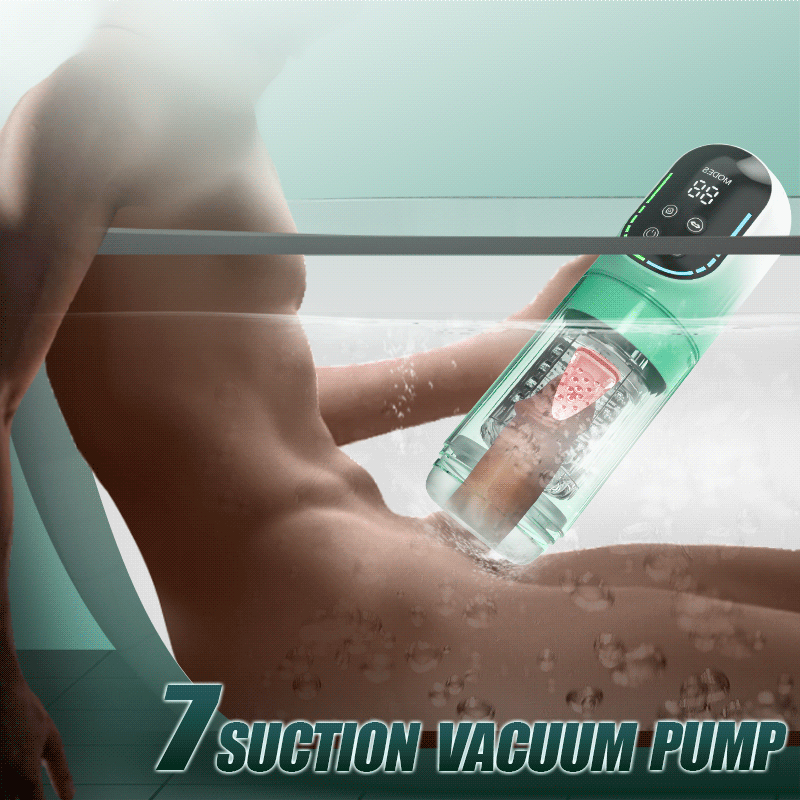 Heaven - 5 in 1 Funktion Automatischer Männlicher Masturbator & Saug Penis Pumpe