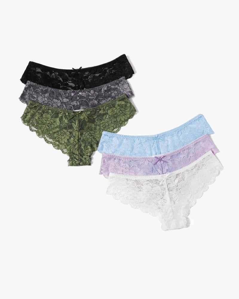 Florales Spitzenhöschen Hipster