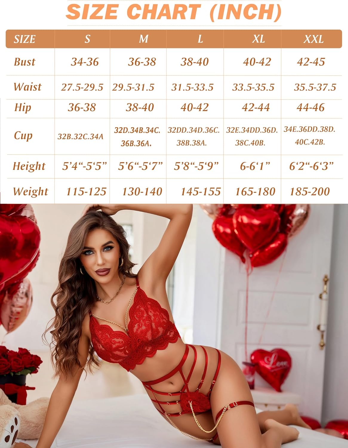 Strumpfband Dessous Spitze BH und Panty Set