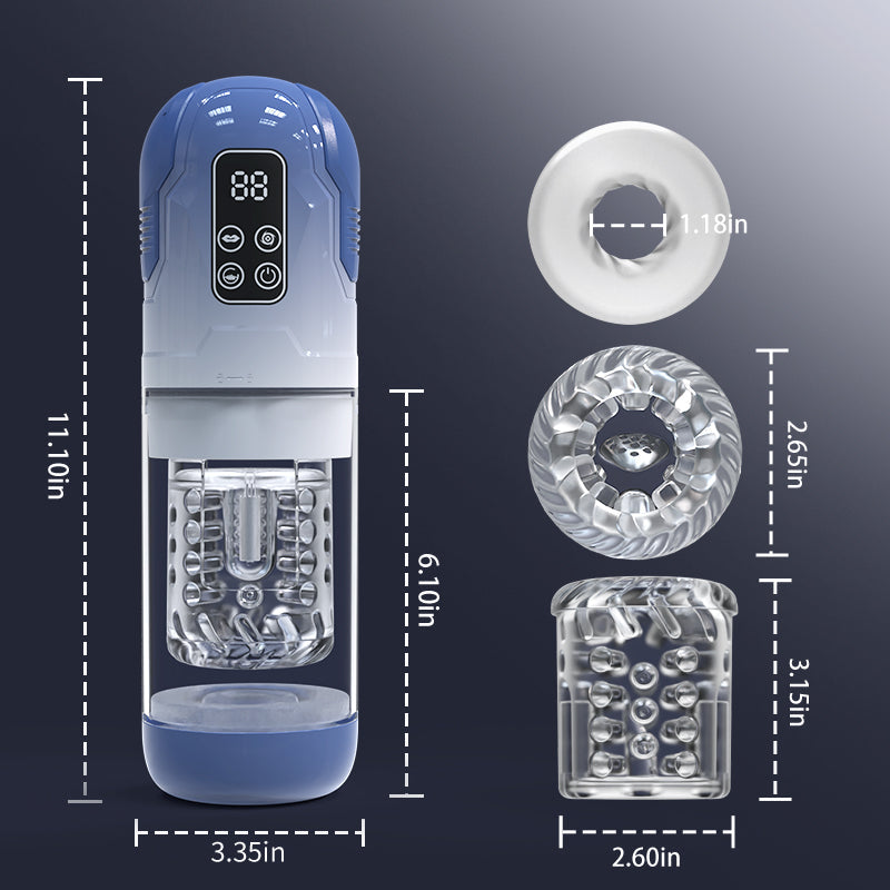 Acmejoy - Empyrean 5 IN 1 Funktion männliche Stroker Masturbator & Penis Pumpe