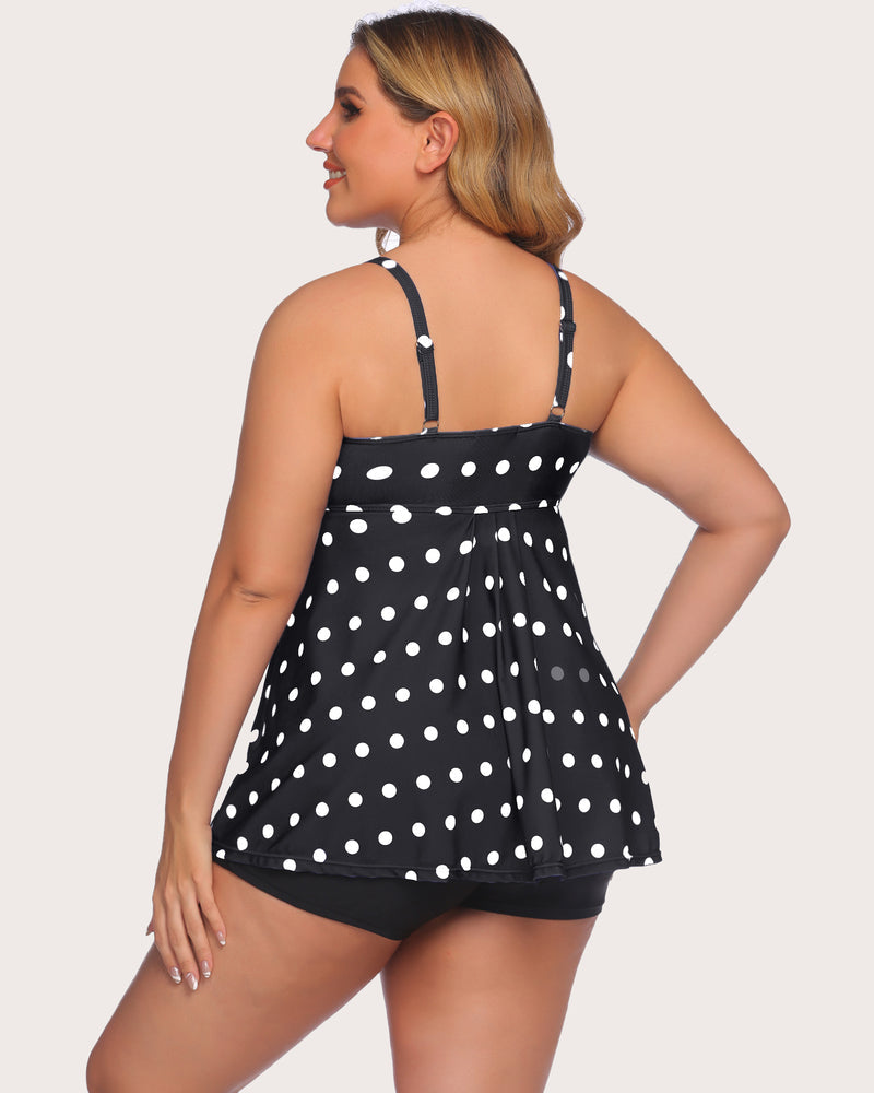 Leopard Tankini Set Badeanzüge mit Shorts