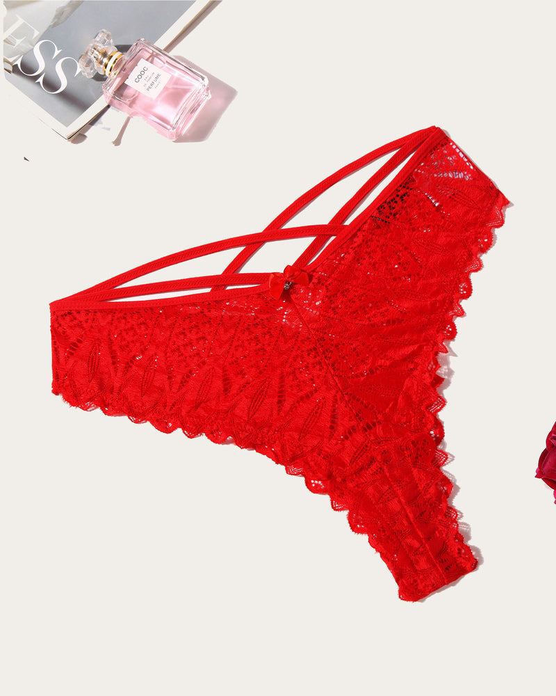 Cheeky Lace Criss Cross Panties