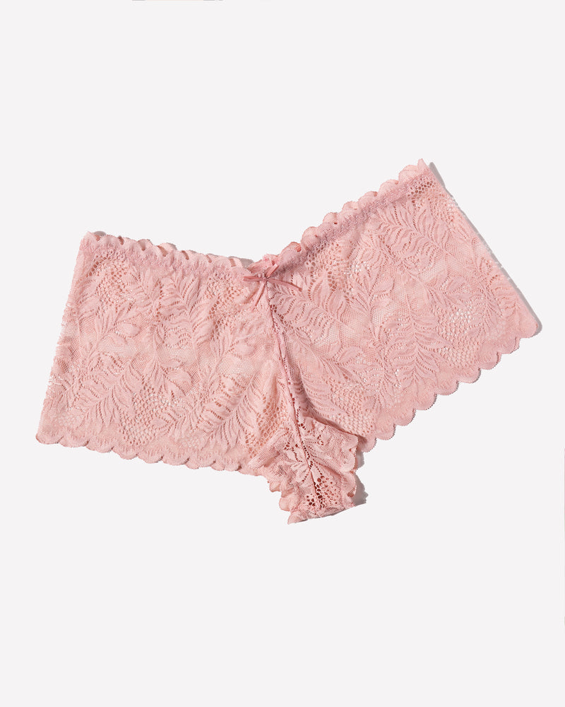 4 Stück Floral Lace Panties Mid-Rise Panty