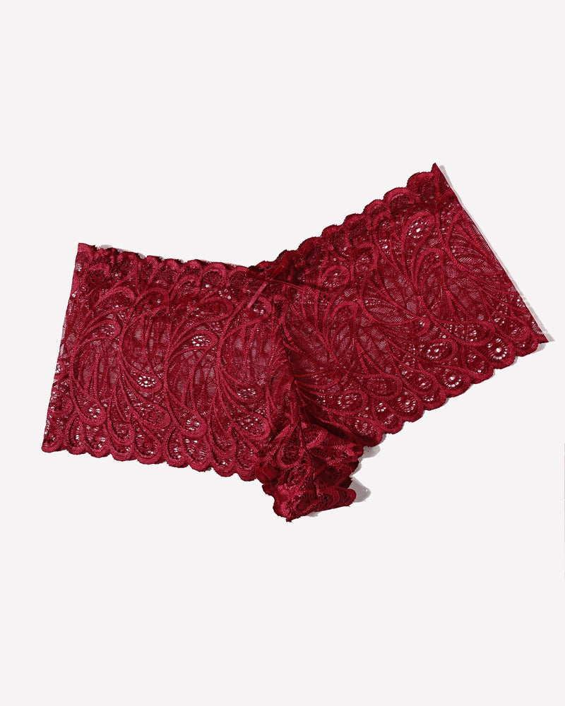 4 Stück Floral Lace Panties Mid-Rise Panty