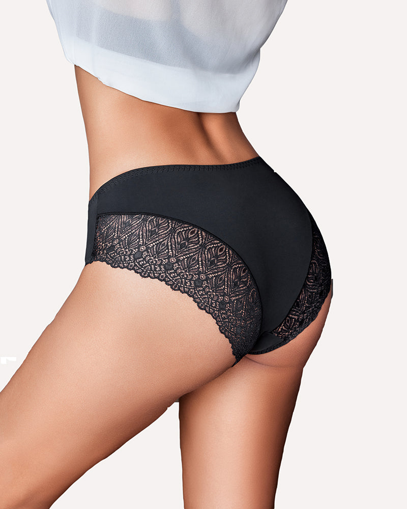 Spitzenhöschen No Show Hipster V-Taille Hipster