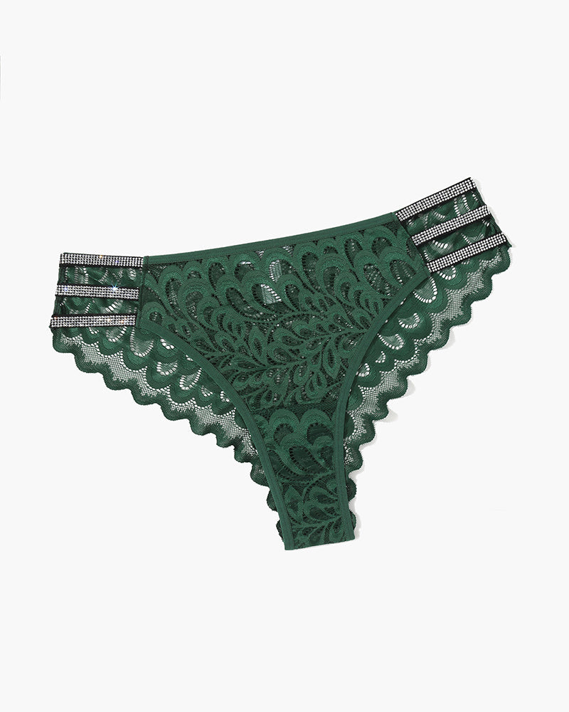 Spitze Glitter Panty Cheeky Unterwäsche