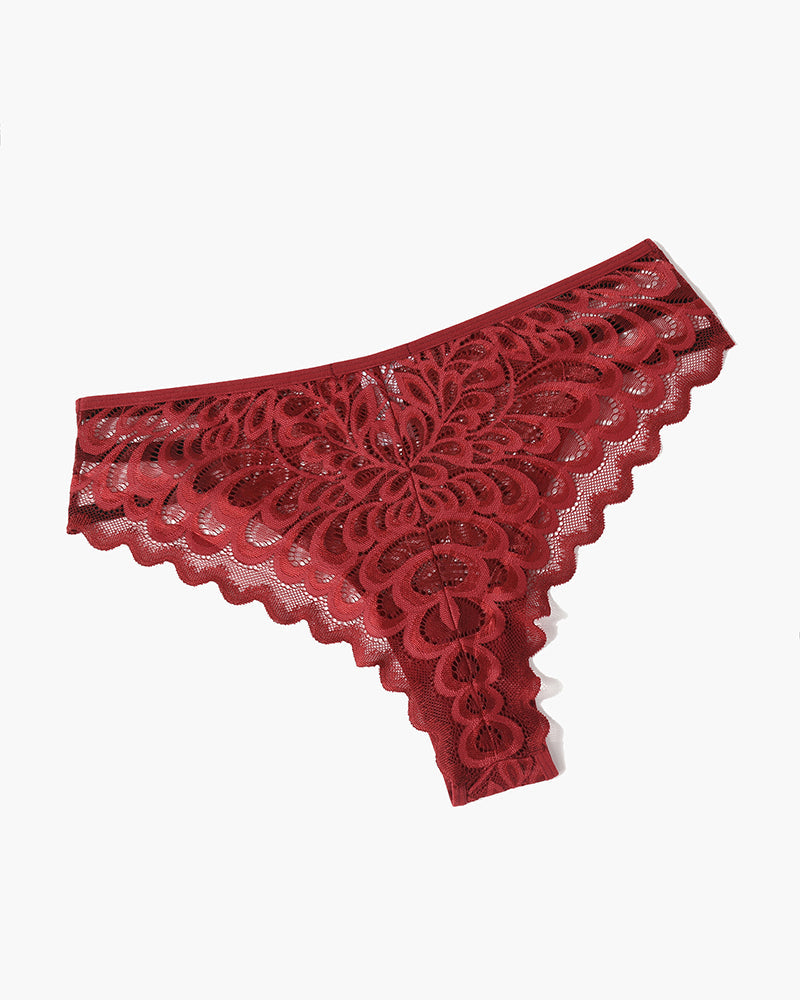 Spitze Glitter Panty Cheeky Unterwäsche