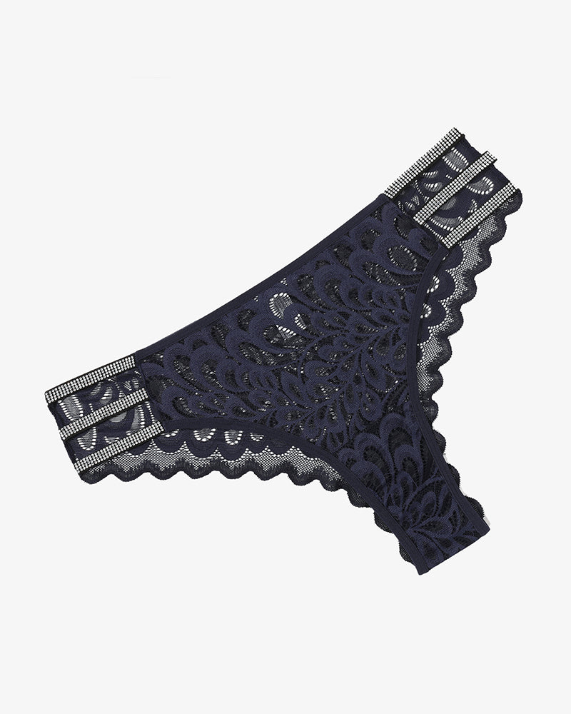 Spitze Glitter Panty Cheeky Unterwäsche