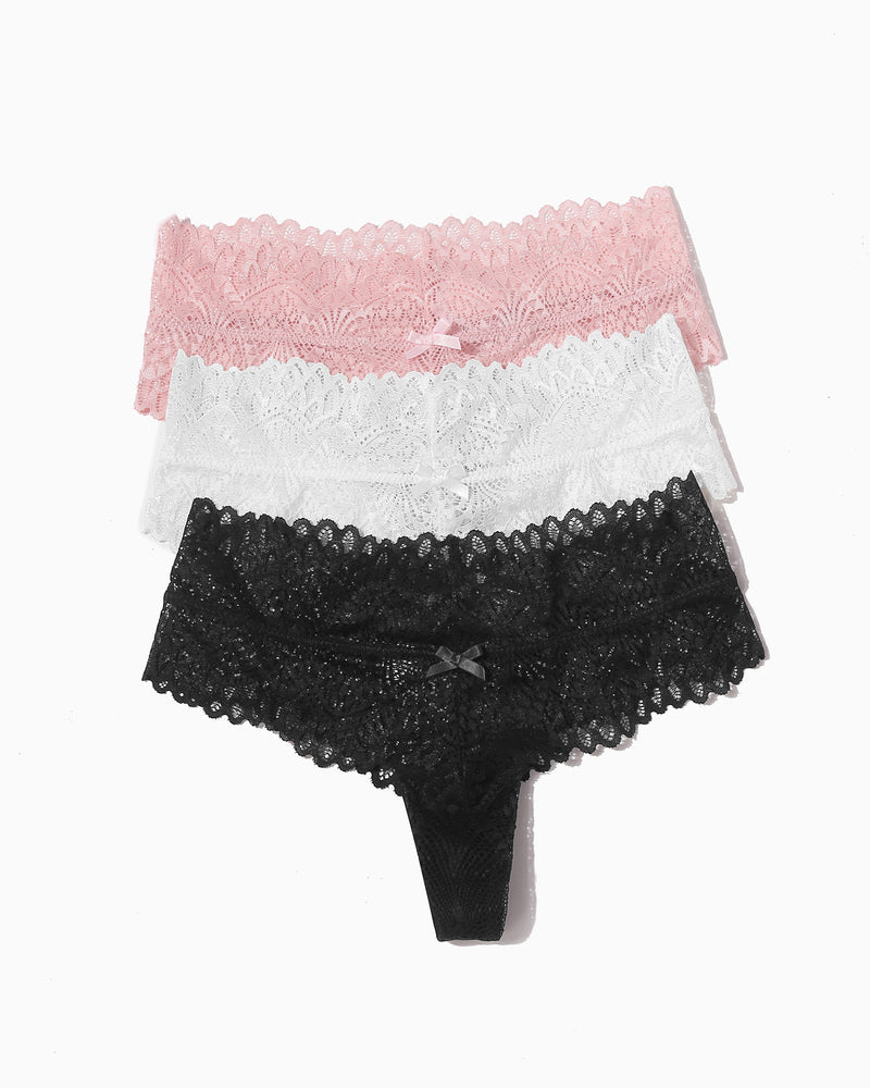 Spitzenhöschen Tanga mit niedriger Taille
