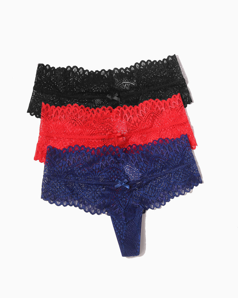 Spitzenhöschen Tanga mit niedriger Taille
