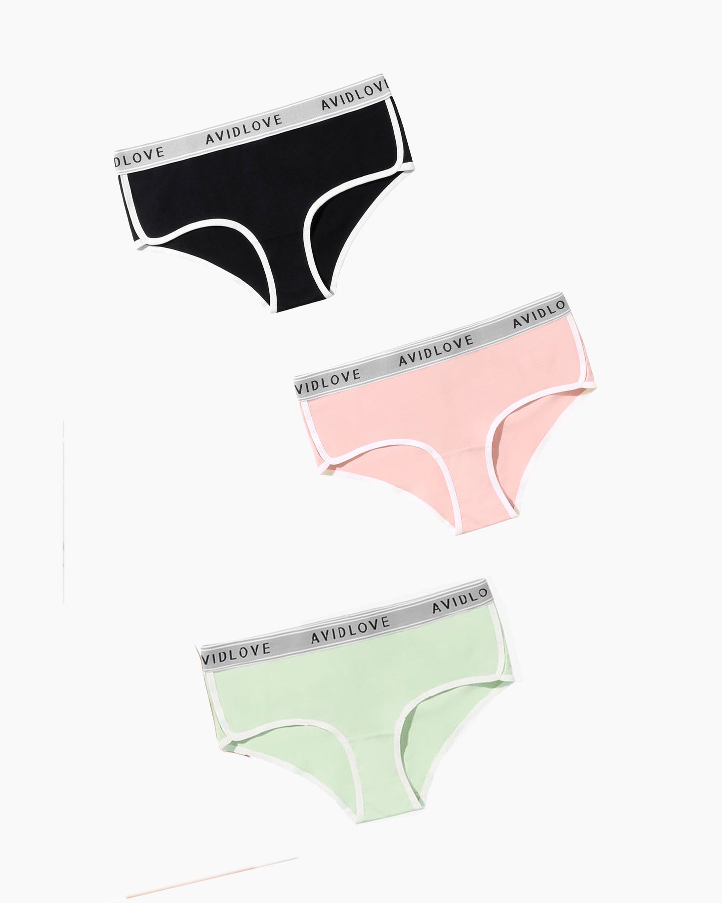 4Pcs Baumwolle Unterwäsche Stretch Hipster Höschen