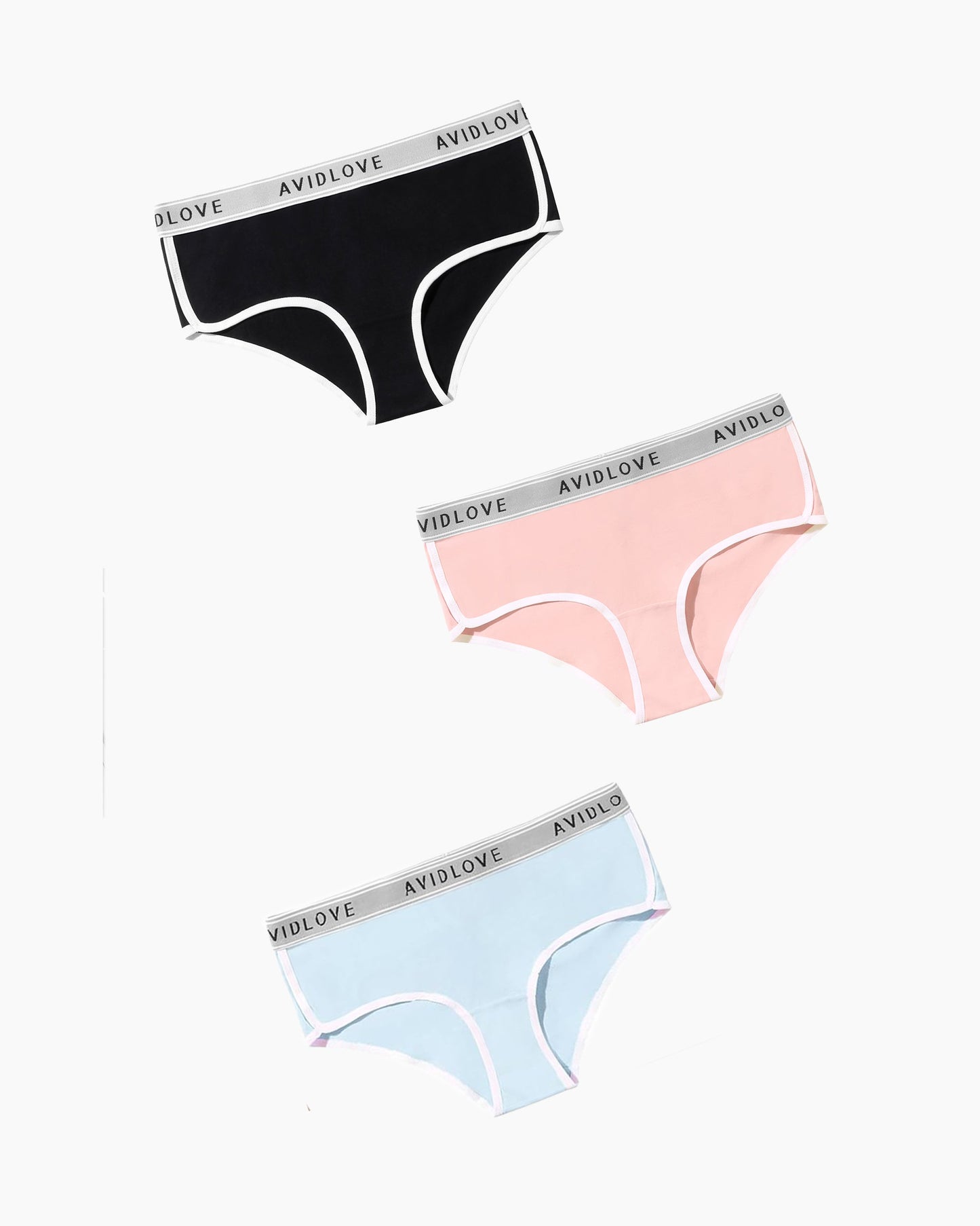 4Pcs Baumwolle Unterwäsche Stretch Hipster Höschen