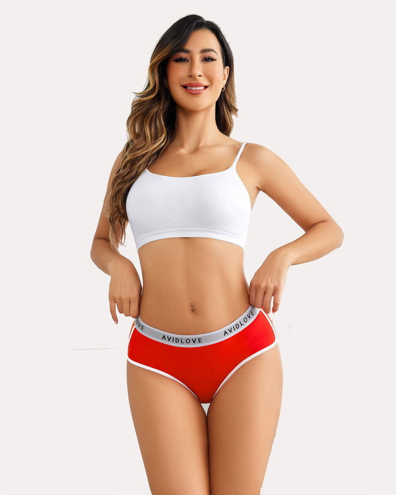 4Pcs Baumwolle Unterwäsche Stretch Hipster Höschen