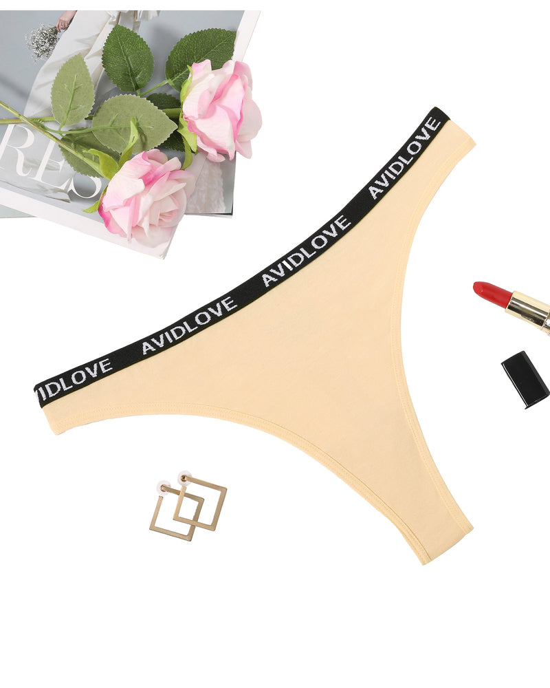 Baumwoll-Stretch-Schlüpfer Low Rise Tanga