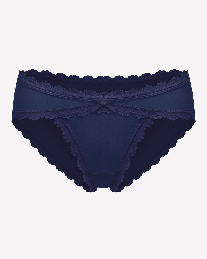 Baumwollhöschen Spitze Stretch Hipster