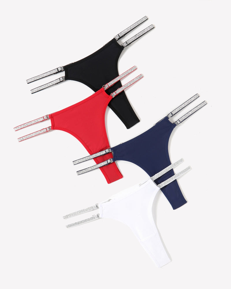 Brasilianisches Tanga-Höschen mit niedriger Taille